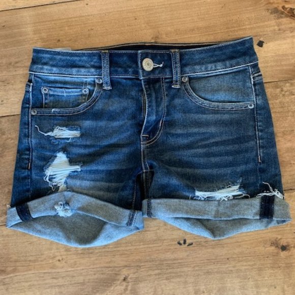 AE Next level stretch jean shorts - Picture 1 of 3